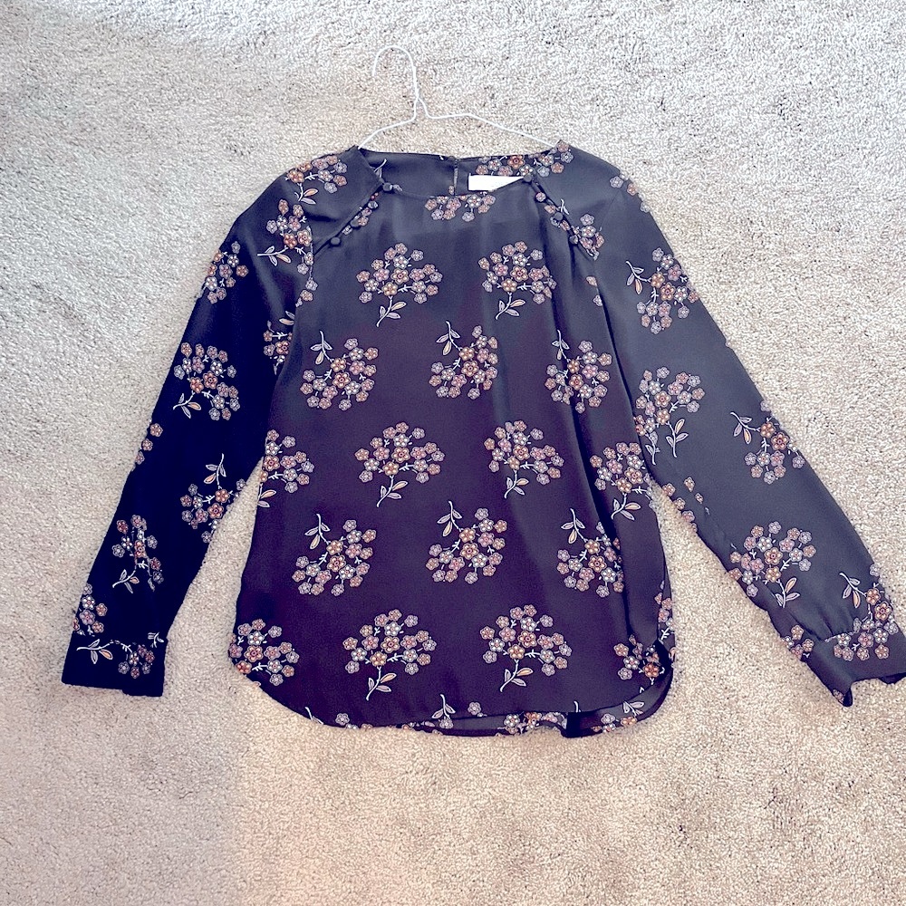 Navy blouse